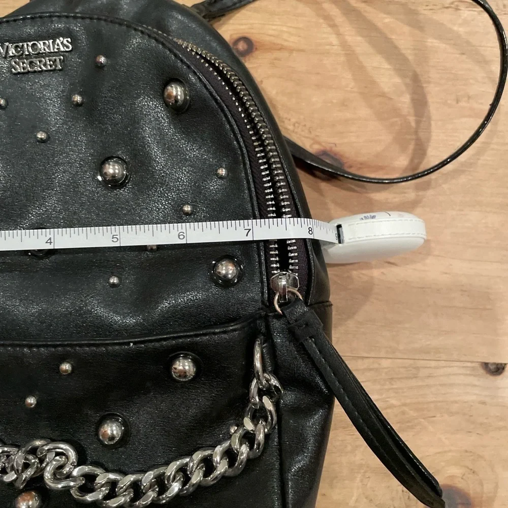 Victoria’s Secret Embellished Silver Small City Backpack Travel Grunge festival - Picture 5 of 9